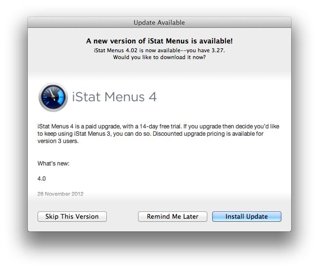 Istat Menus 4.03