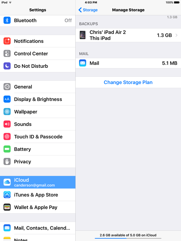Icloud Storage Doesn T Add Up 2 4gb Unaccounted For Macrumors Forums