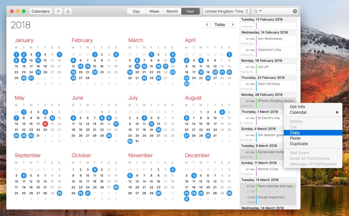 How to View All Events as a List in Your Mac's Calendar App MacRumors