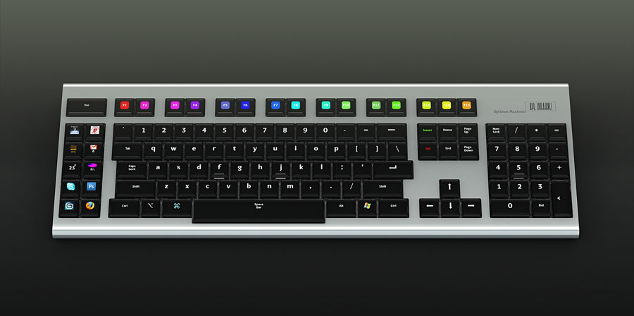 oled keyboard optimus maximus