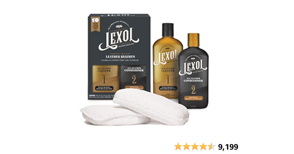  Lexol Leather Conditioner, Use on Car Leather, Furniture,  Shoes, Bags, and Accessories, Trusted Leather Care Since 1933, 16.9 oz  Bottle : Automotive