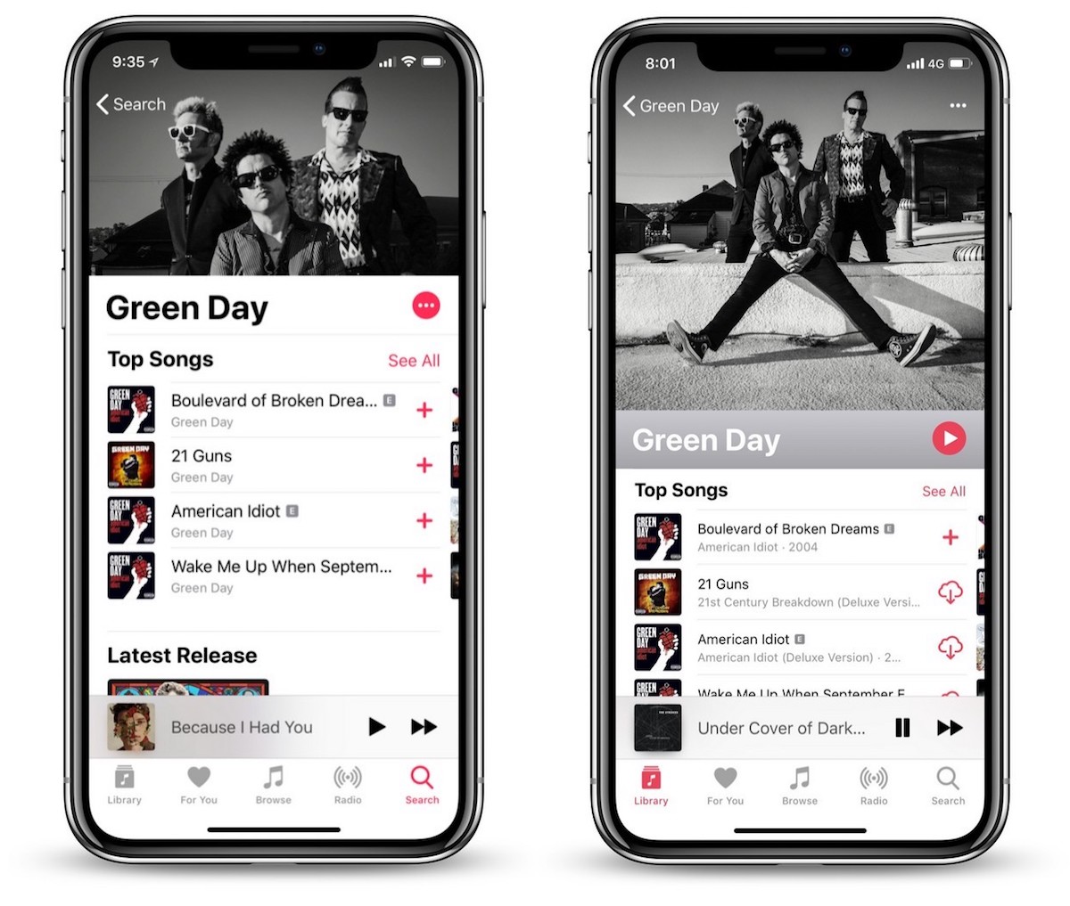 Apple Music Artist Profiles Get Redesign In Ios 12 Beta With Enlarged Portraits And Shuffle All Play Button Macrumors Forums