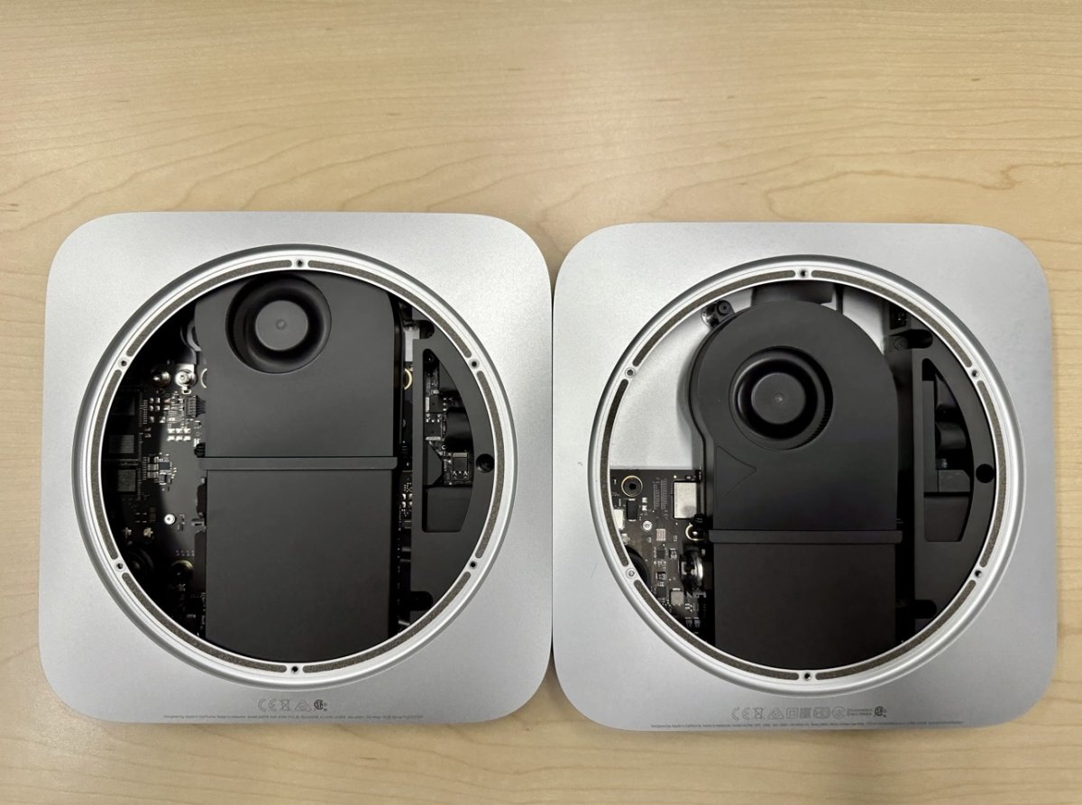 M2 Pro Mac mini teardown via MacStadium