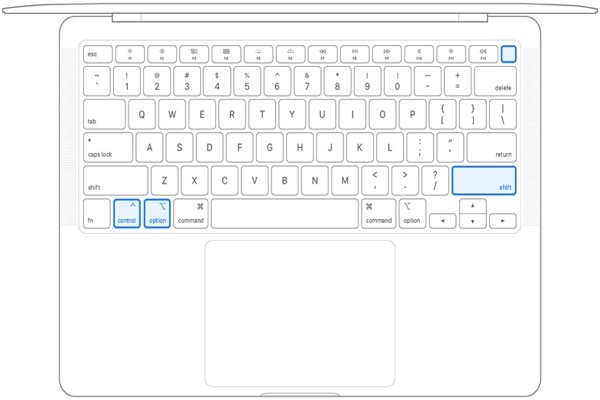 reset SMC on MacBook with T2 chip