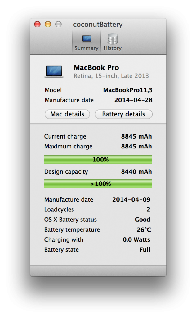 Macbook Pro Retina Battery 13 Capacity Macrumors Forums