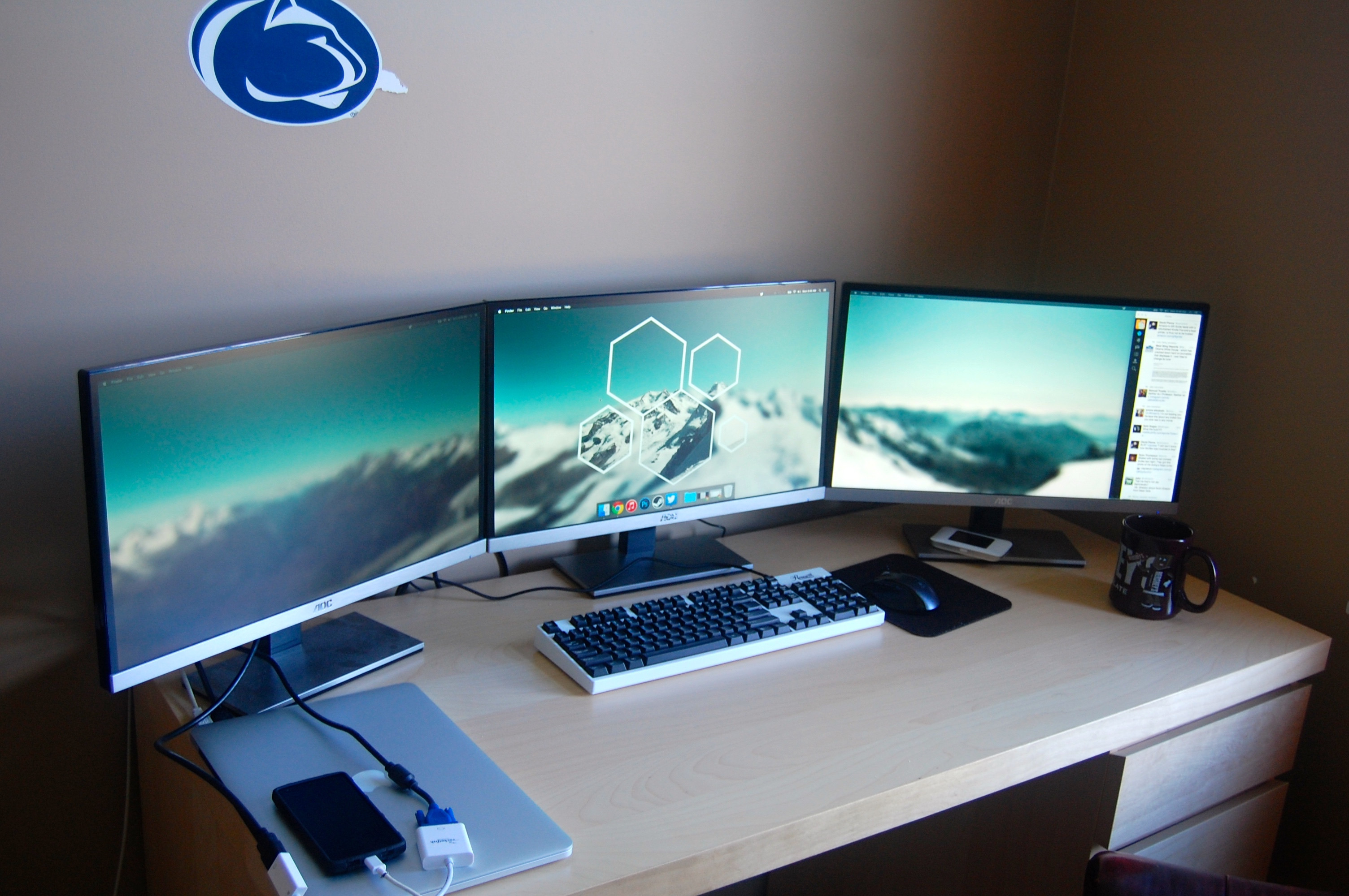 can i hook up 2 monitors to my imac