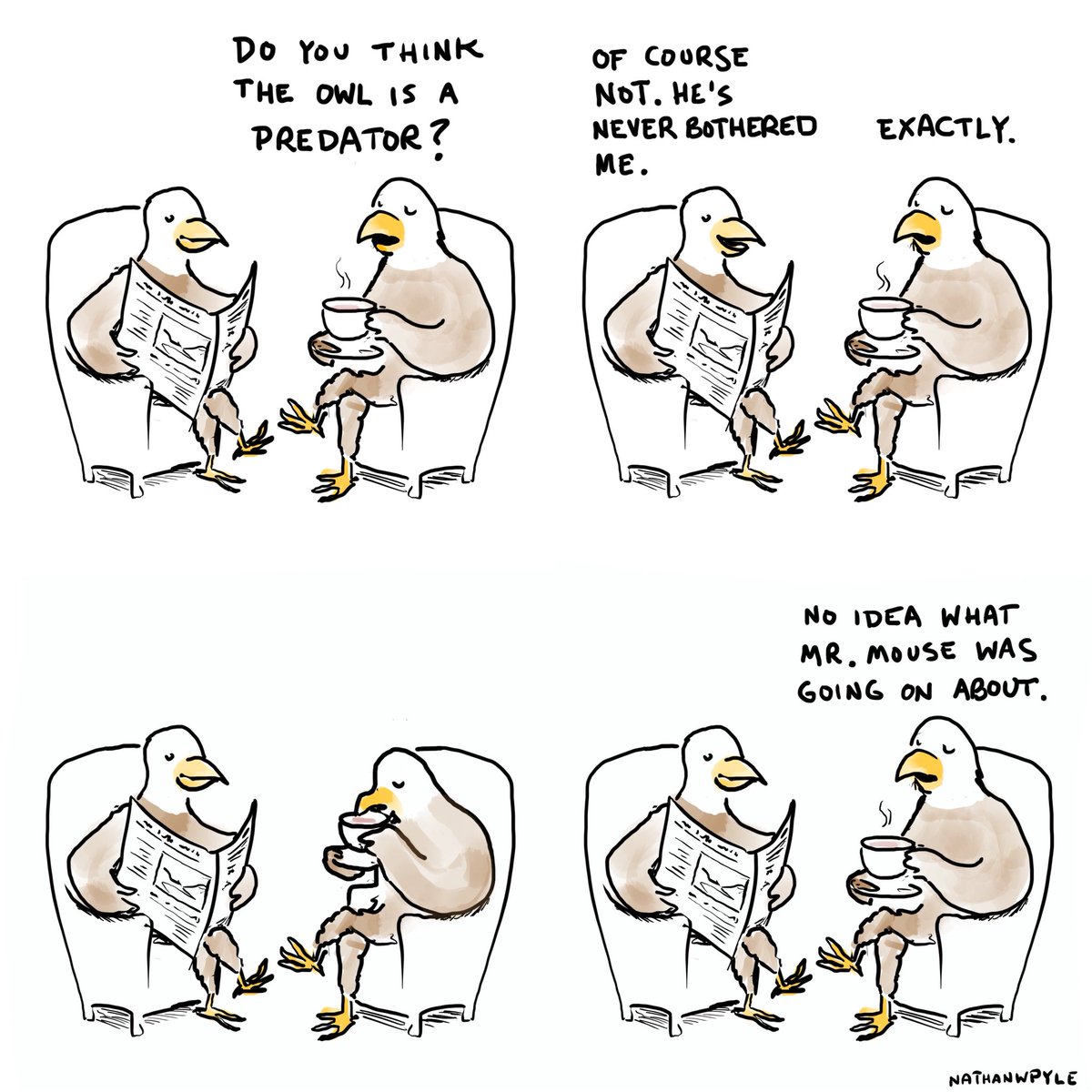 Nathan W. Pyle on Twitter: when I drew this, I wanted the eagle ...