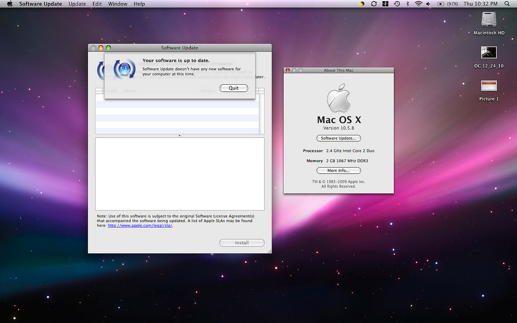 Updating Software On Mac 10.5.8