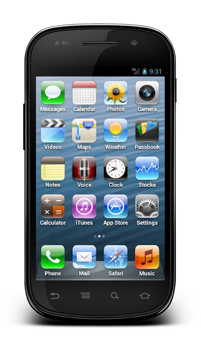 The chinese are adventurous, fake iphone 6 running modified.