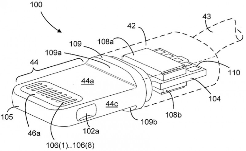 Apple Lightning Cable Patent found - pinouts and voltages and whatnot inside