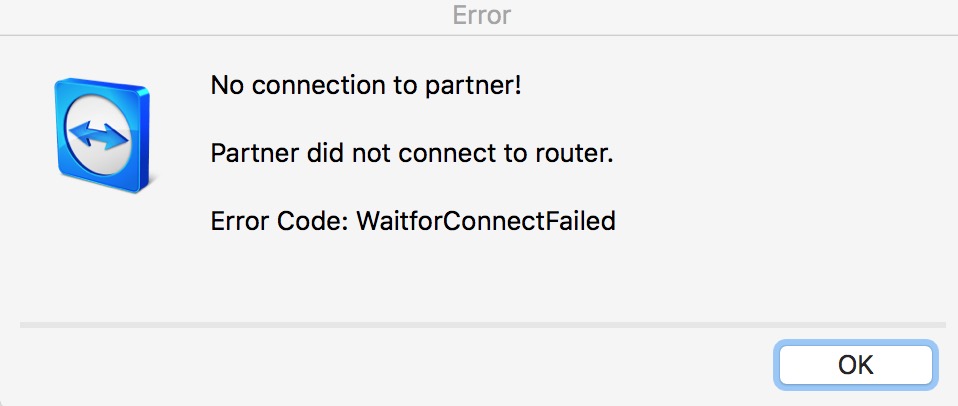 Teamviewer cannot connect to mac from windows