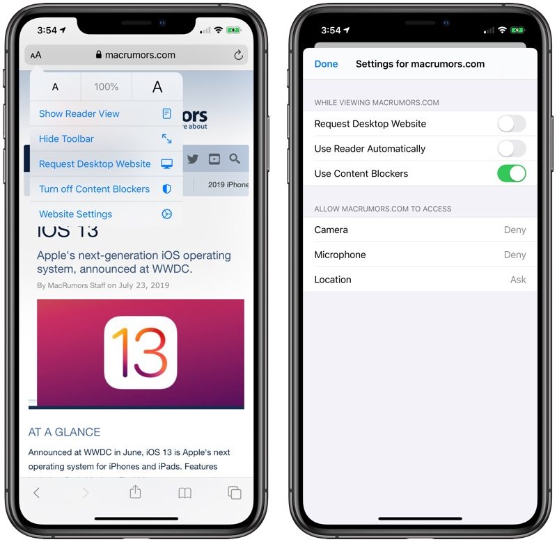 Safari Complete Guide To Ios 13 Macrumors Forums