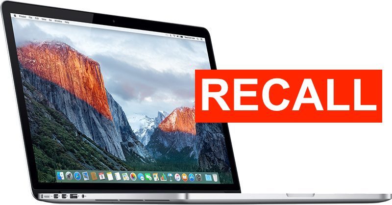 15 15 Macbook Pro Recall Applies To About 432 000 Units Apple Received 26 Reports Of Batteries Overheating Macrumors