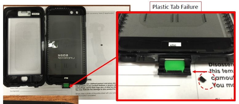Where to find serial number on lifeproof fre case Where to find serial number on lifeproof fre case