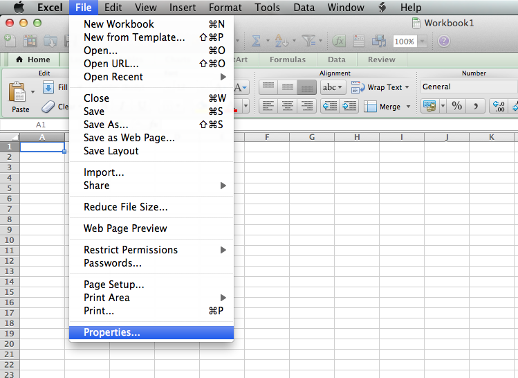 forgot password excel spreadsheet mac