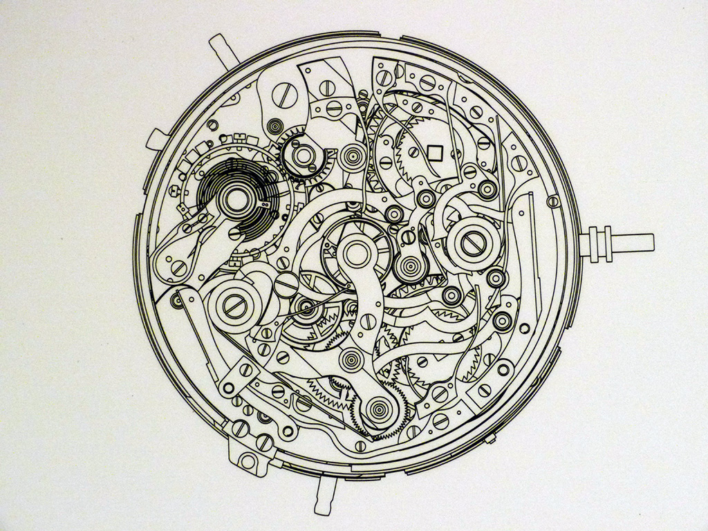 Чертеж времени. Механизм часов чертеж. Стилизованный механизм. Часы чертеж. Механизмы часов чб.