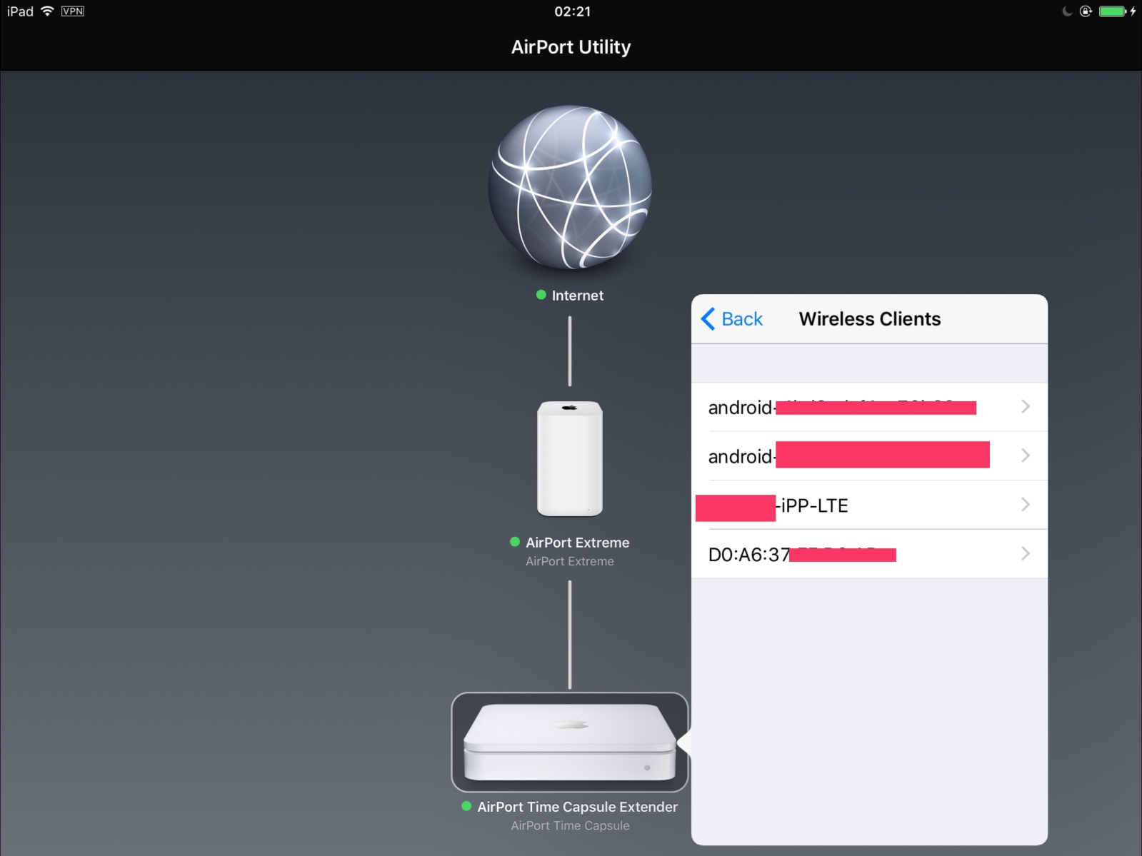 how to setup airport express to extend network