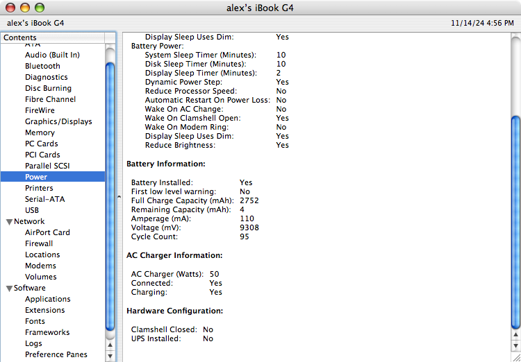 3rd party ibook g4 battery system profiler 3rd party ibook g4 battery system profiler