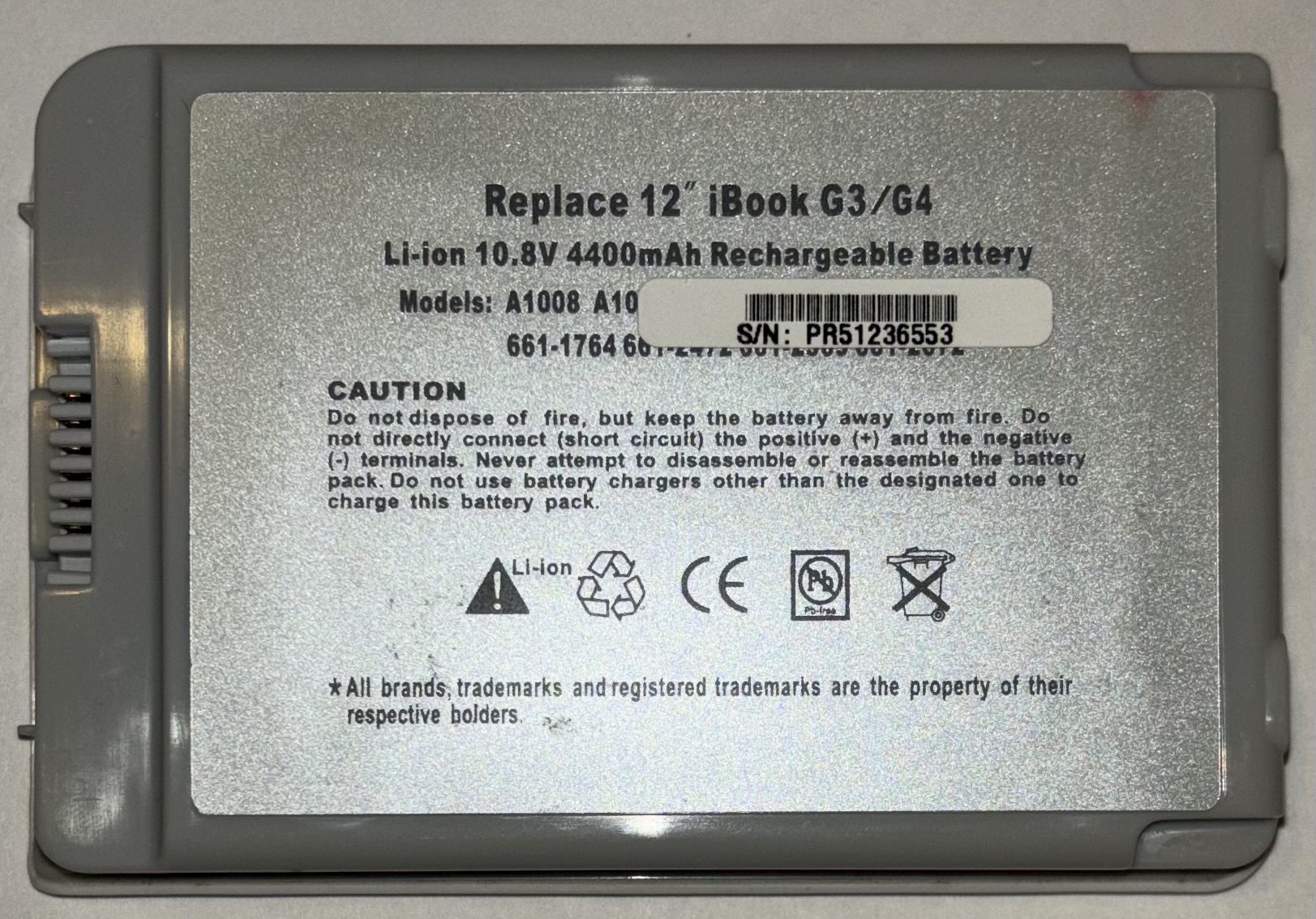 3rd party ibook g4 battery 3rd party ibook g4 battery
