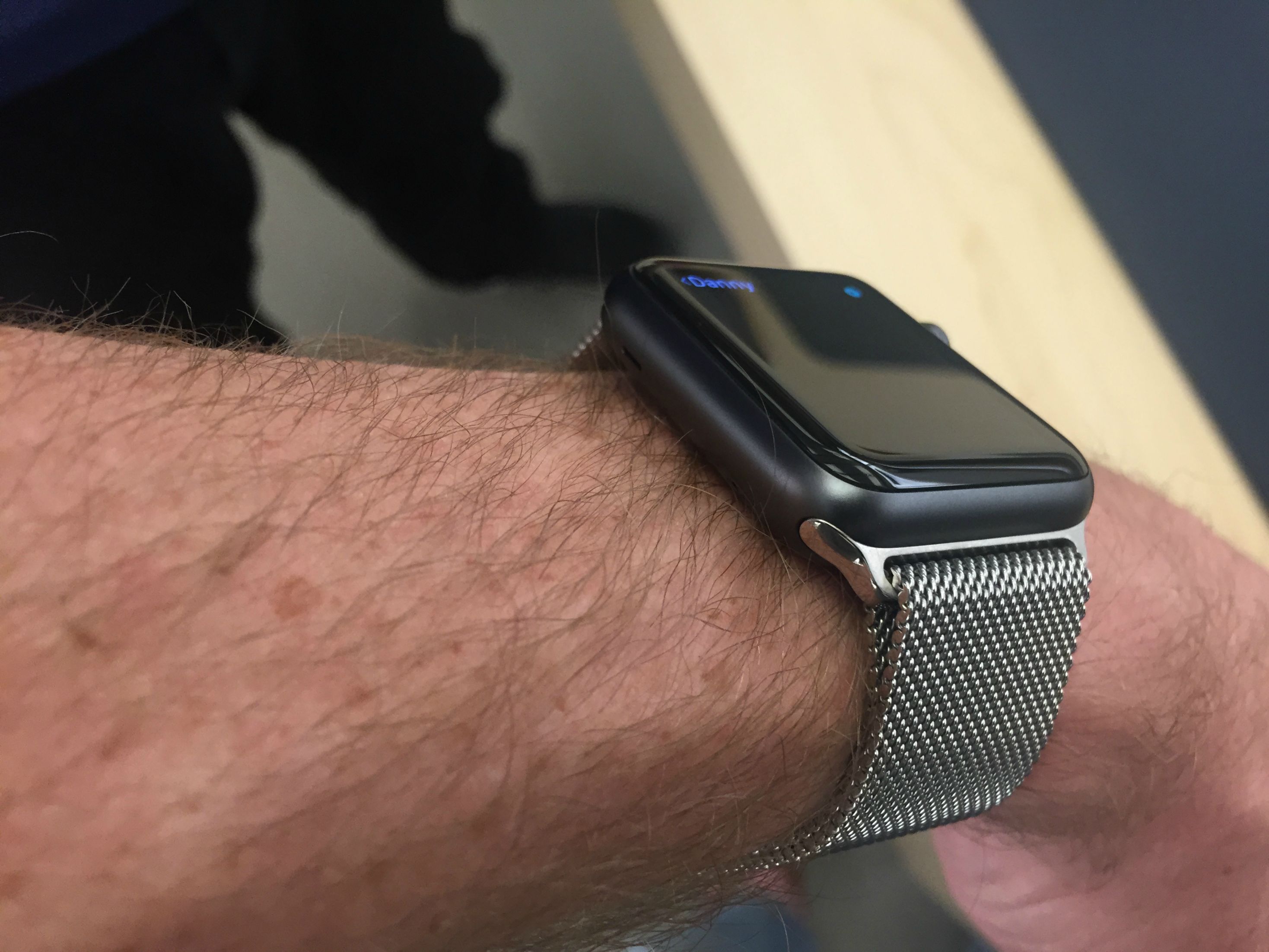 Space grey apple watch silver band Outlet
