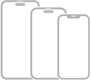 Three iPhone models with Face ID. Three iPhone models with Face ID.