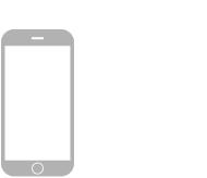 An iPhone model with a Home button. An iPhone model with a Home button.