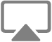 the AirPlay video icon the AirPlay video icon