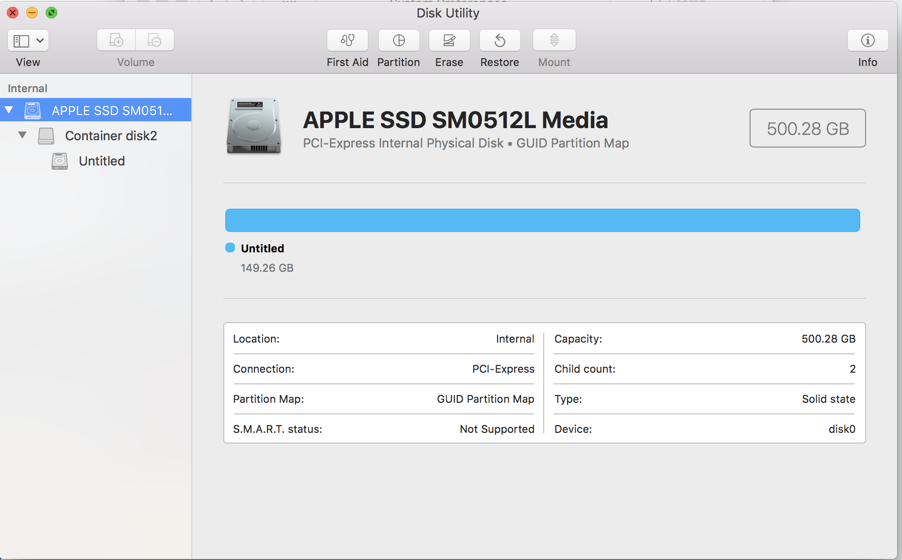 Total is 500 GB Total is 500 GB